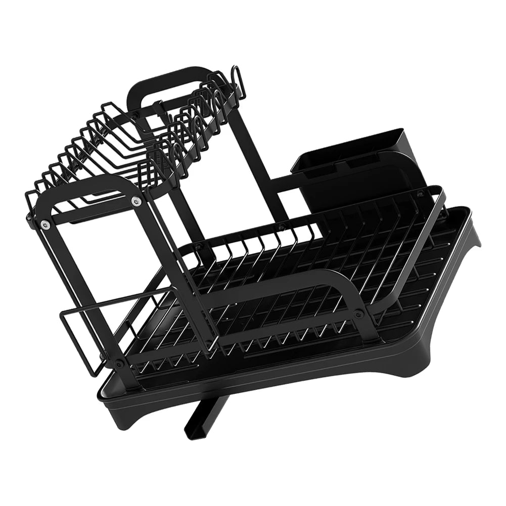 Kitchen countertop drain rack household dishes rack bowls and plates storage rack bowls chopsticks knife and fork storage rack
