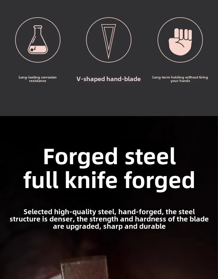Kitchen Forged Labor-Saving Knife Household New Slicing Knife Chef Knife Meat Cutting Knife All-Purpose Knife